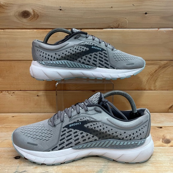 Brooks Adrenaline GTS 21 Running Shoes Womens 9 B Grayish Blue Sneakers - Picture 2 of 7